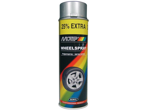 Motip Spuitbus Wielspray Zilver 500ml