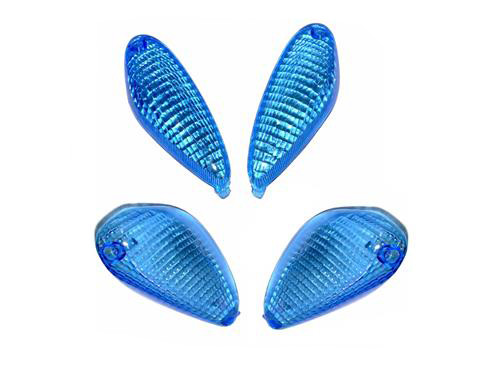 Glas Set Knipperlicht Blauw Piaggio NRG Extreme/NRG MC3