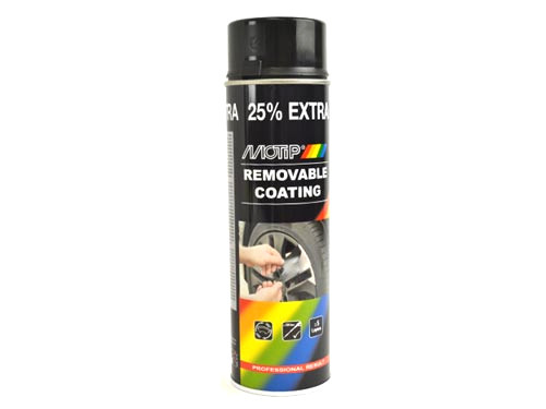 Motip Spuitbus Sprayplast Glans Zwart 500ML
