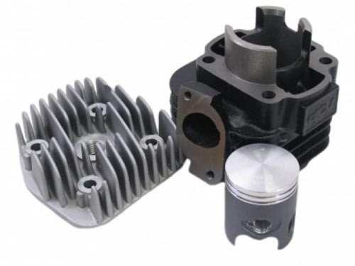 Top Performance Black Trophy Cilinder Kit (met cilinderkop) 40mm 50cc AC Minarelli Horizontaal