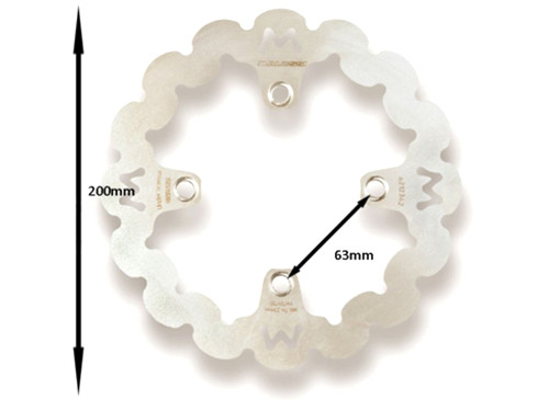 Malossi Remschijf Wave 200mm Vespa Primavera/Sprint/S/Zip SP