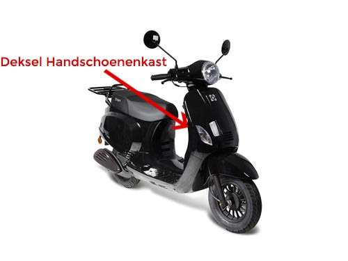 Deksel Handschoenenkast Glans Zwart AGM VX50/VX50S