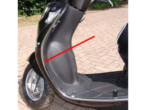 Sierbeugel Set Voorzijde Chroom Sym Mio