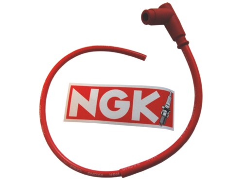 NGK Bougiedop + Kabel Rood Universeel