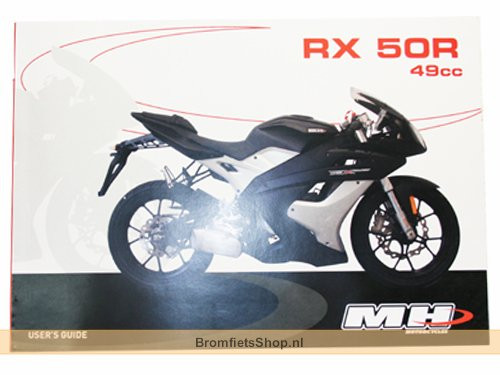 Instructieboek Motorhispania RX50R