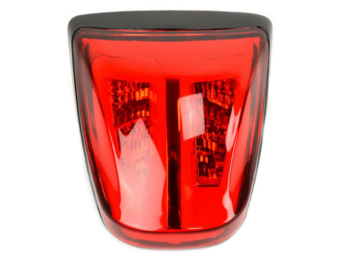 Power One Achterlicht Led Glans Zwart/Titanium Vespa Primavera/Sprint