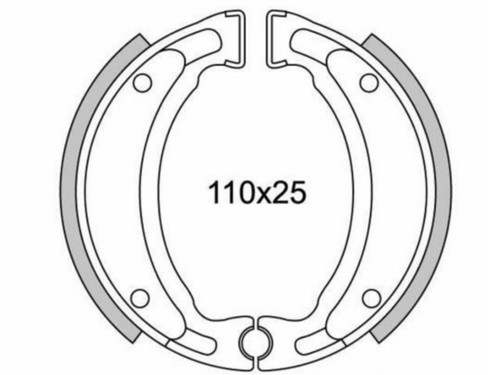 Newfren Remsegment Set Type GF1200
