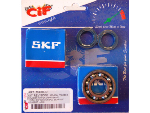 CIF Lager + Keerring Set Krukas Peugeot Ludix