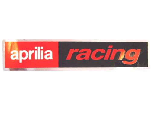 Sticker Aprilia 220x46 Rood/Zwart