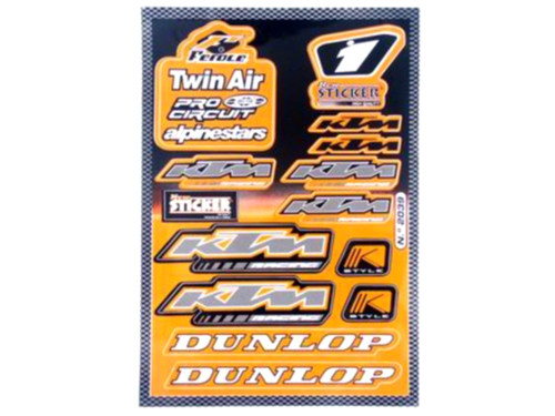 Sponsor Kit KTM/Dunlop 13-delig