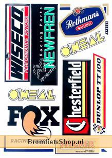 Sponsor Kit Wiseco/Chesterfield/FOX etc. 9-delig