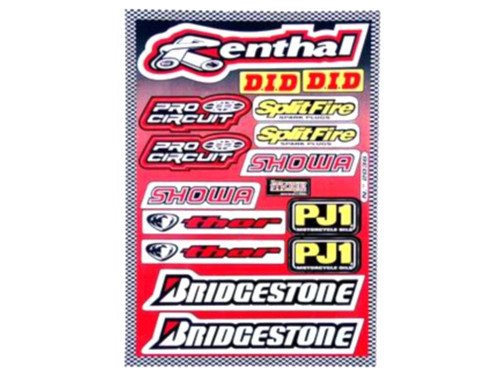 Sponsor Kit Renthal/Showa/Bridgestone etc. 15-delig
