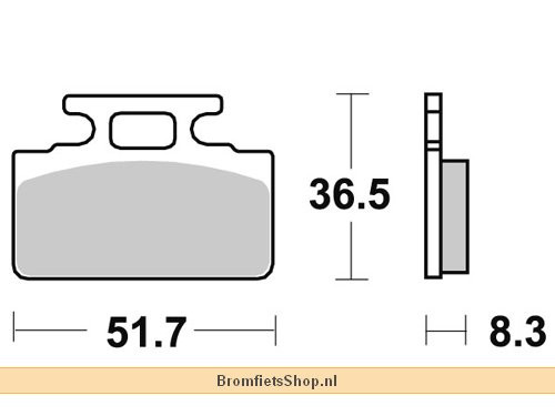 Remblok Set Voor Sym Mio