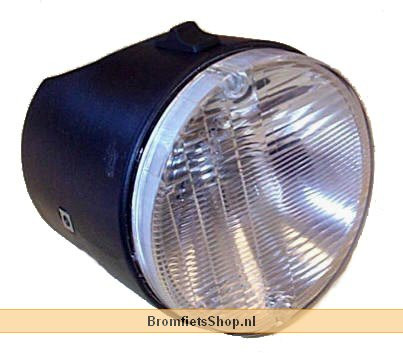 Koplamp Zwart Type F-281 Piaggio Si