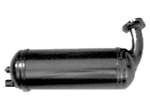 Uitlaat 22mm Zwart A35 Euro 2