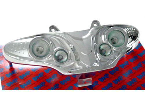 Koplamp Unit Halogeen Chroom Piaggio Runner / CPI Hussar