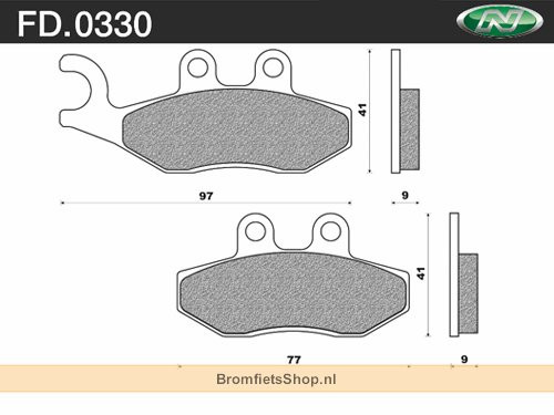Newfren Remblok Set Type FD0330