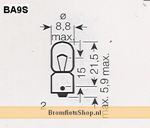 Lamp BA9S 6V 4W