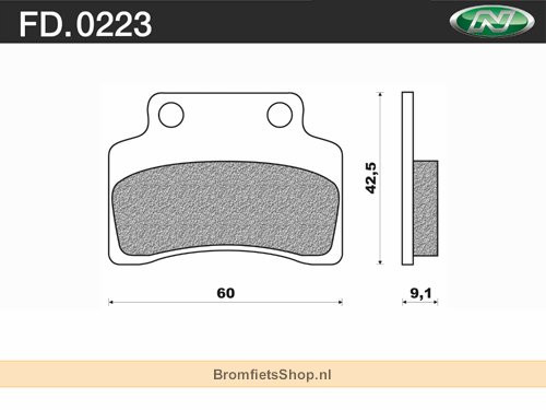 Newfren Remblok Set Type FD0223BS