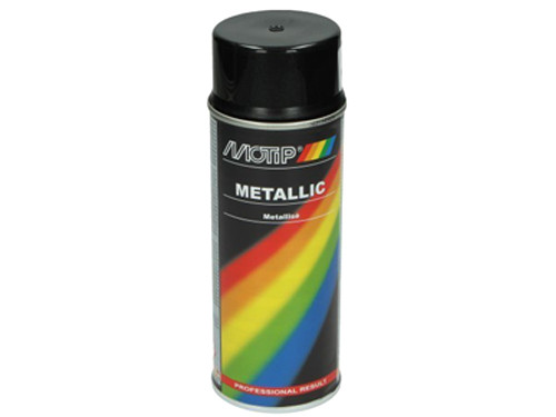 Motip Spuitbus Metallic Zwart 400ml