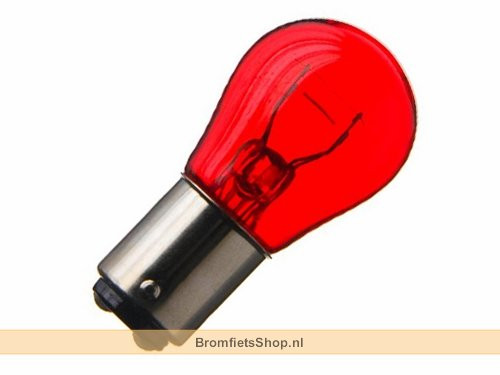 Lamp BAY15D 12V 21/5W Rood