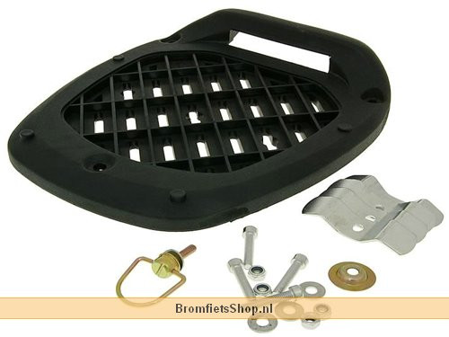 Koffer + Slede Zwart 28Liter Universeel