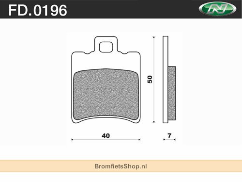 Newfren Remblok Set Type FD0196BS