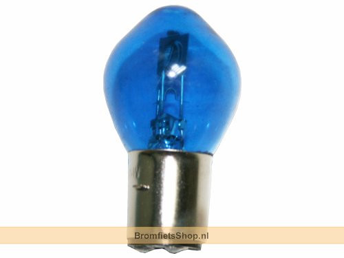 Lamp BA20D 12V 35/35w Blauw