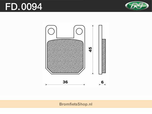 Newfren Remblok Set Type FD0094