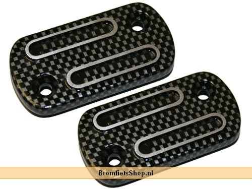 Remreservoir Deksel Set Carbon AJP Peugeot