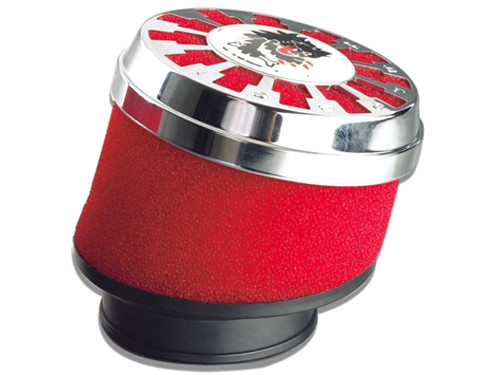 Malossi E13 Luchtfilter Rood 42/58mm Schuin