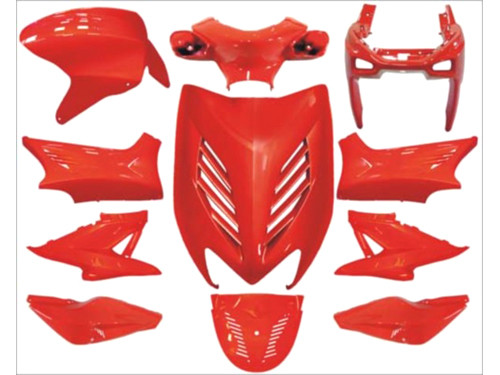 Plaatwerk Set Rood 11-Delig MBK Nitro / Yamaha Aerox
