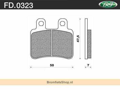 Newfren Remblok Set Type FD0323BS