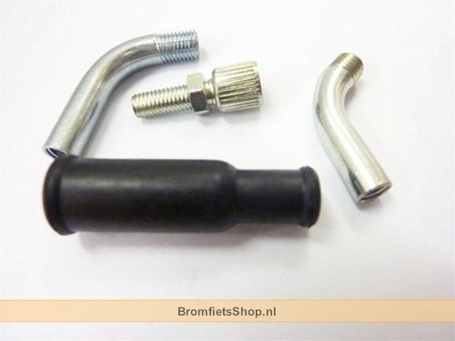 Gas stelbocht kpl dell orto SHA