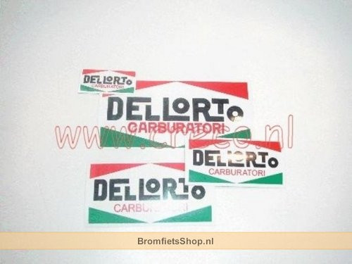Sticker Dellorto 12x6 Groot 