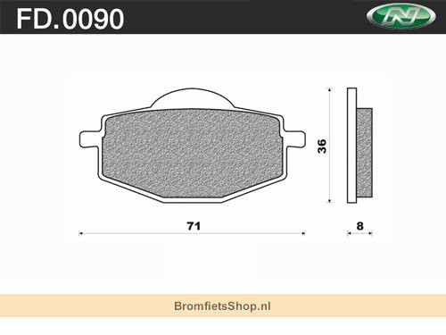 Newfren Remblok Set Type FD0090