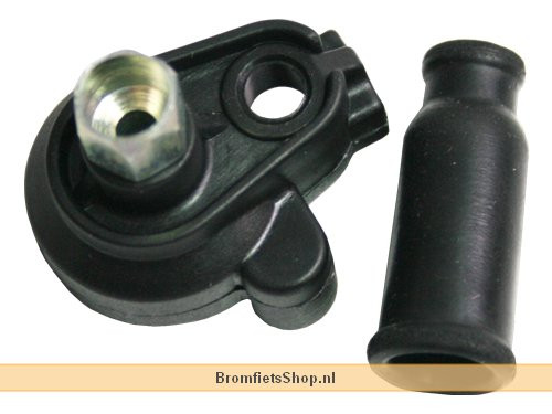 Dellorto Deksel Gasschuif + Stelbout + Rubber PHBN14MS