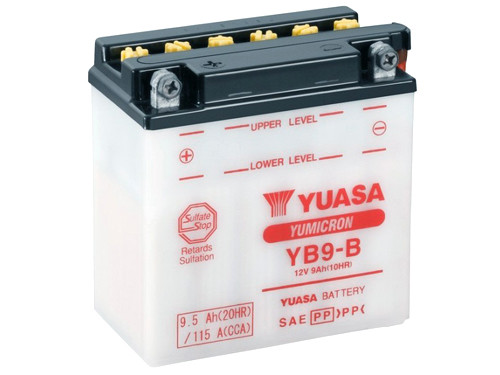 Yuasa Accu YB9-B o.a. Piaggio Fly / Vespa ET4/LX 4t/LXV/S 4T / Gilera Runner 50/Runner180