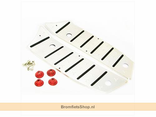 Treeplaat + Bevestiging Set Aluminium China LX