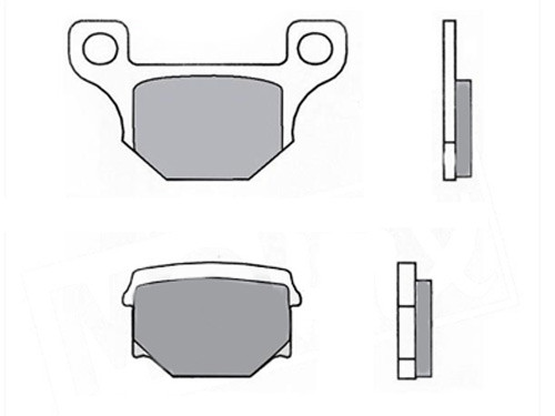 IGM Remblok Set o.a. Aprilia RS4 (Achter) / Motorhispania RX50R (Achter) / Rieju MRT Pro (Achter) / TGB 101/202/409/Corona (Voor)