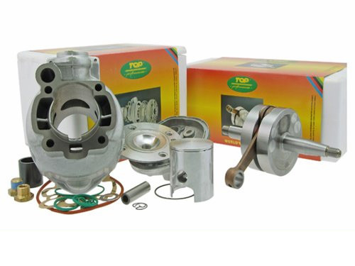 Top Performance Maxi Cilinder Kit 49.5mm 85cc Gietijzer + Krukas Minarelli AM6