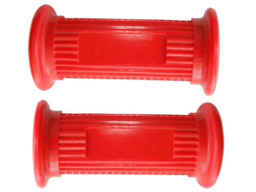 Voetsteun Rubber Set Rood Honda MB / Peugeot Fox