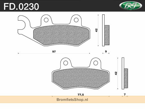 Newfren Remblok Set Type FD0230BS