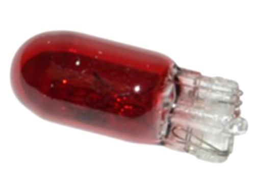 Lamp Wedge T10 12V 5W Rood