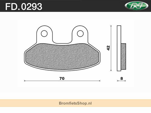 Newfren Remblok Set Type FD0293