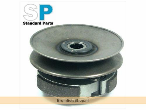 Koppeling Compleet 107mm Kymco/Minarelli Horizontaal/Verticaal/Piaggio 2T/Peugeot 10mm LD