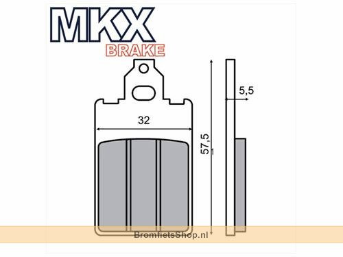 Remblokset Malaguti F12/F15/Buxy
