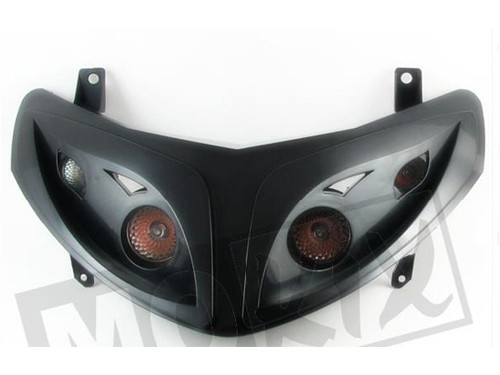 Koplamp Unit Zwart H4 Peugeot Speedfight 2