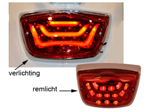 Achterlicht Led Rood Vespa LX 50/LXV 50/S 50