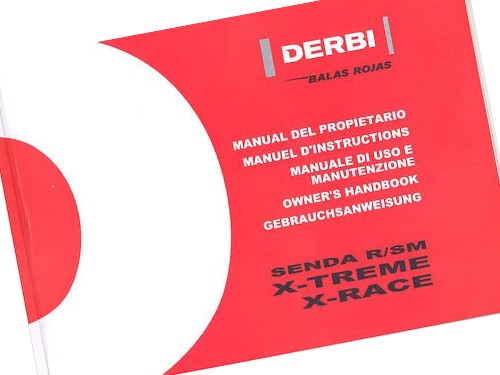 Instructieboekje Derbi Senda X-Treme/X-Race